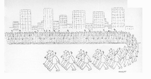 Parade of Businessmen