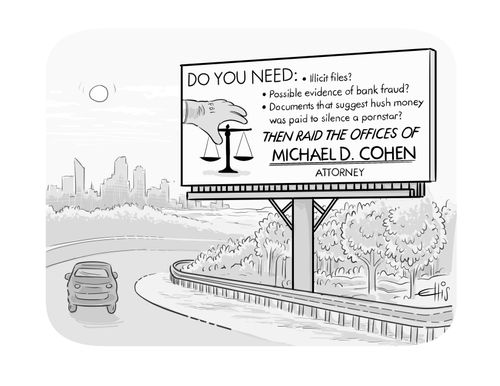 Raid the law offices of Michael D. Cohen