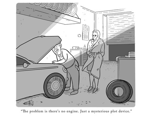 "The problem is there's no engine. Just a mysterious plot device."