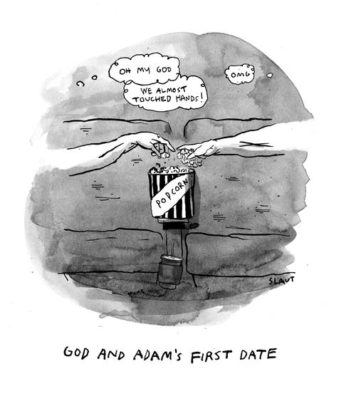 God and Adam's first date.