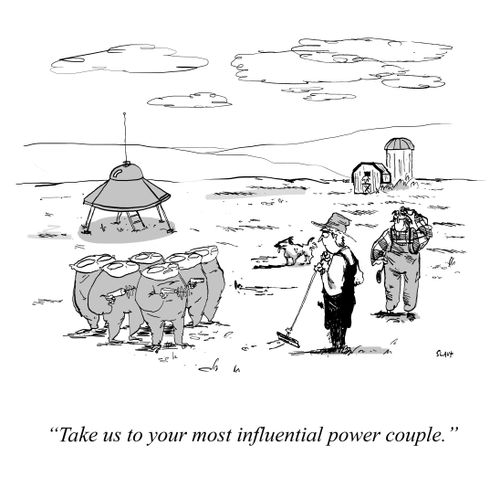 "Take us to your most influential power couple."