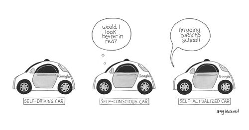 Self Driving Car - Self Conscious Car - Self Actualized Car