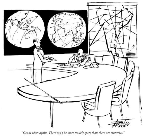 "Count them again. There can't be more trouble sports than there are countries."