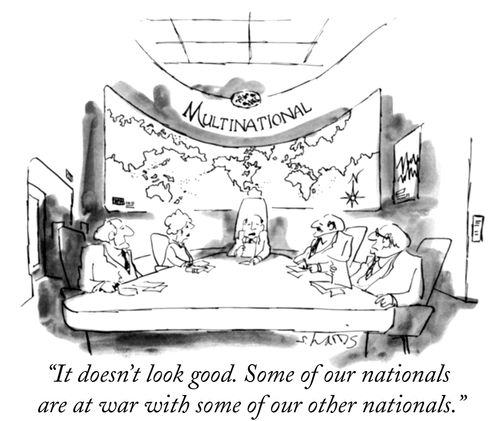 "It doesn't look good. Some of our nationals are at war with some of our other nationals."