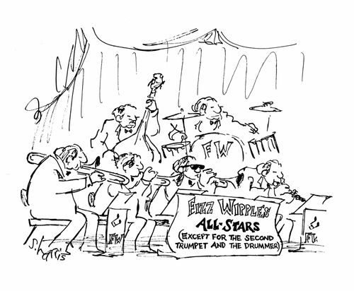 Fizz Wipples All-Stars (Except for the second trumpet and the drummer).