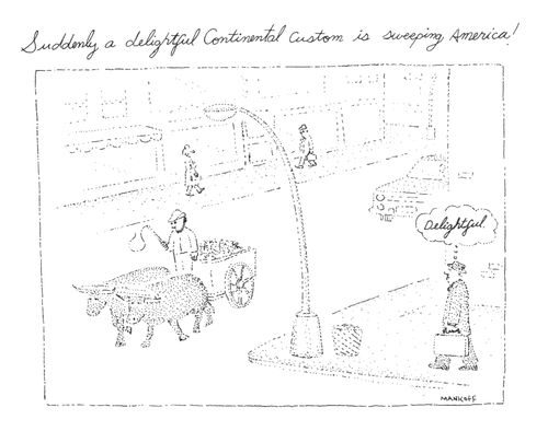Suddenly a delightful Continental custom is sweeping America!