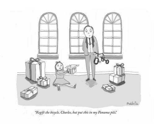 "Regift the bicycle, Charles, but put this in my Panama pile."
