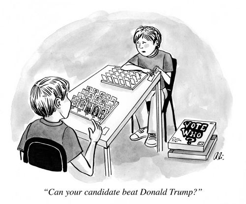 "Can your candidate beat Donald Trump?"