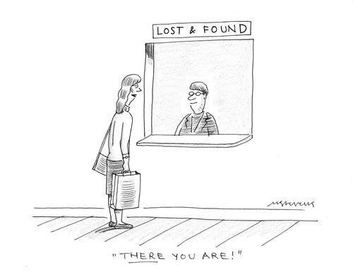"There you are!"