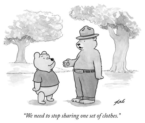"We need to stop sharing one set of clothes."