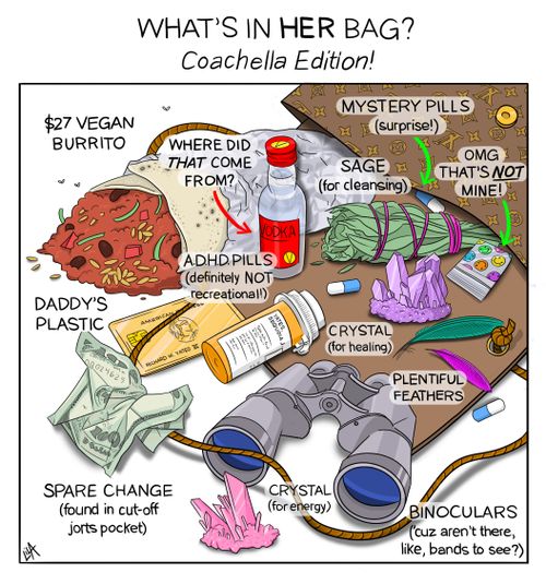 What's In Her Bag? Coachella Edition!