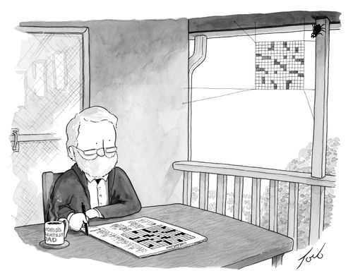 A spiders web crossword