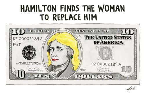 Hamilton finds the woman to replace him