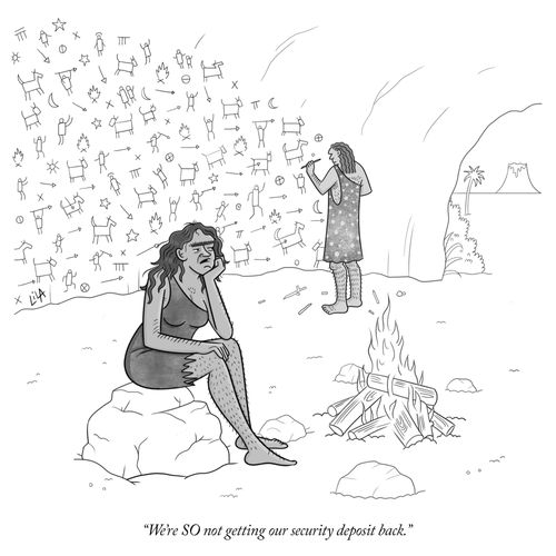 "We're SO not getting our security deposit back."