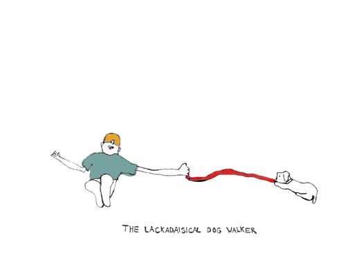 The Lackadaisical Dog Walker