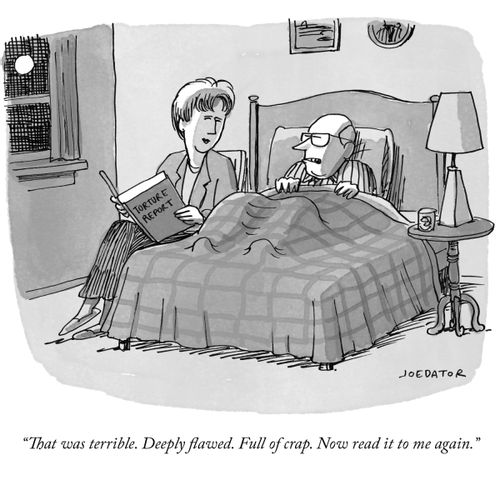 "That was terrible. Deeply flawed. Full of crap. Now read it to me again."
