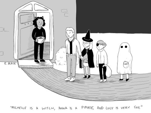 "Michelle is a witch, Anna is a pirate, and Lucy is very shy."