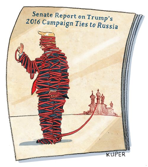 Senate Report on Trump's 2016 Campaign Ties to Russia.