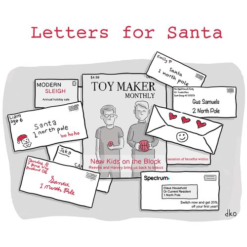 Letters for Santa.