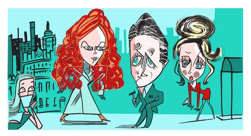 Nicole Kidman, Hugh Grant & Kaley Cuoco