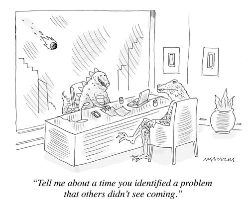 "Tell me about a time you identified a problem that others didn't see coming."