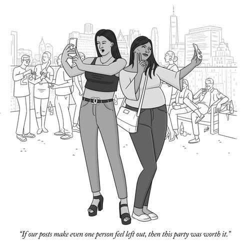 "If our posts make even one person feel left out, then this party was worth it."