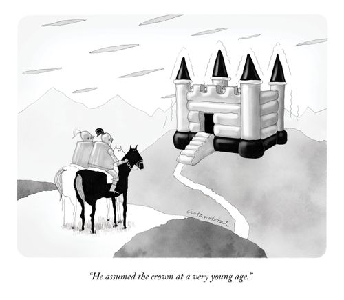 "He assumed the crown at a very young age."