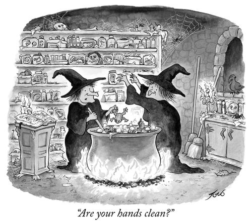 "Are your hands clean?"