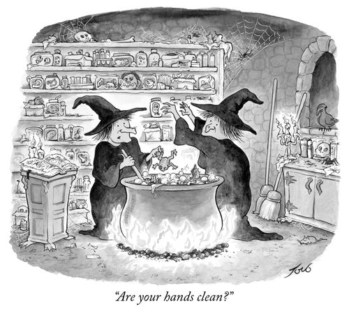 "Are your hands clean?"