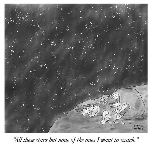 "All these stars but none of the ones I wanted to watch."