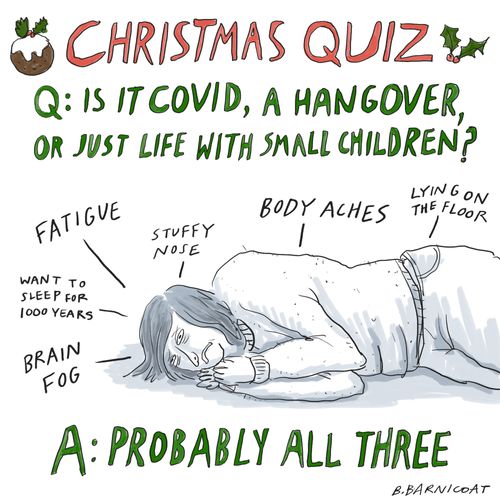 Christmas Quiz: Is it covid, a hangover, or just life with small children?