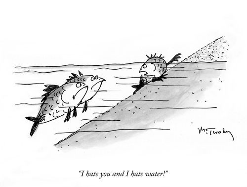 "I hate you and I hate water!"