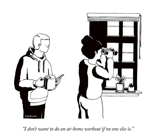 “I don’t want to do an at-home workout if no one else is.”