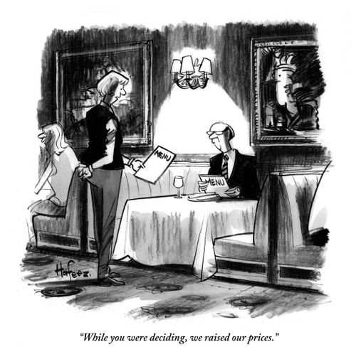 "While you were deciding, we raised our prices."