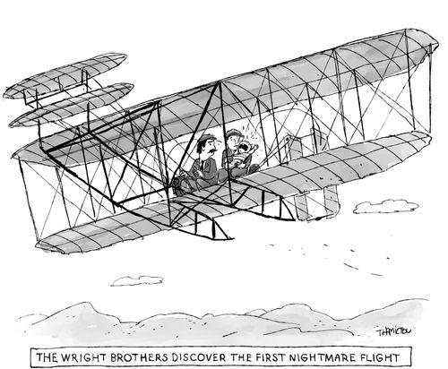 The Wright brothers discover the first nightmare flight