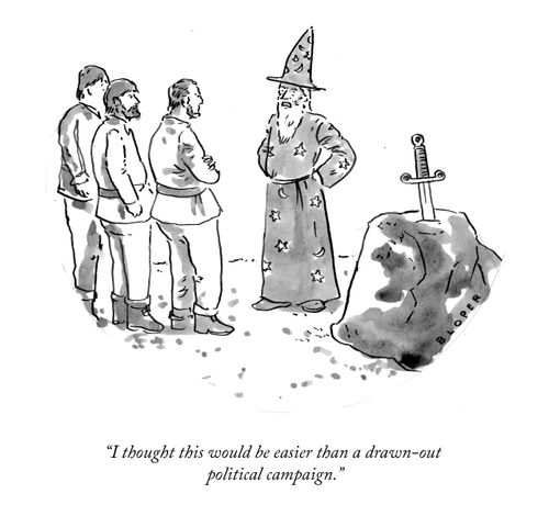 "I thought this would be easier than a drawn-out political campaign."