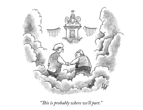 "This is probably where we'll part."
