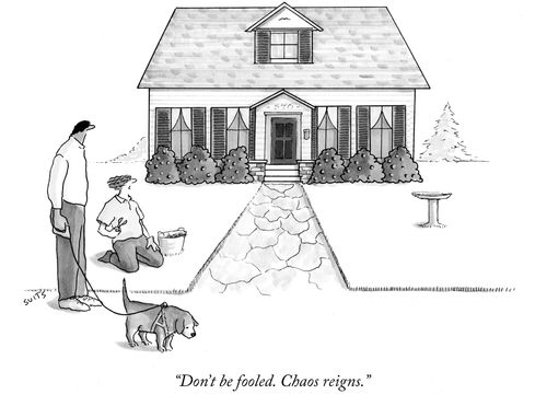 "Don't be fooled. Chaos reigns."