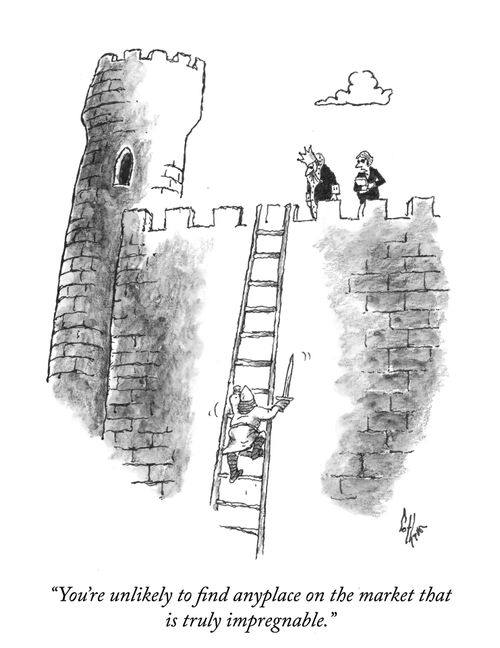 "You're unlikely to find anyplace on the market that is truly impregnable."