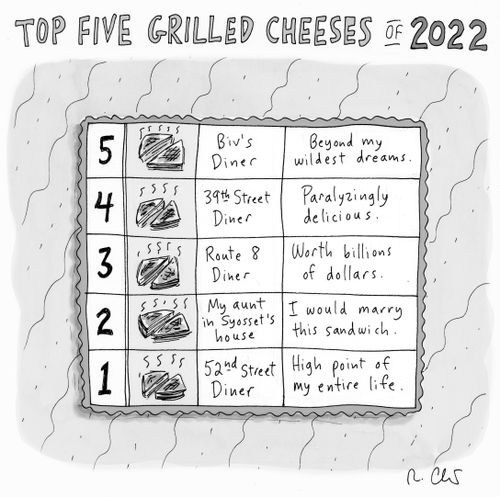 Top Five Grilled Cheeses of 2022
