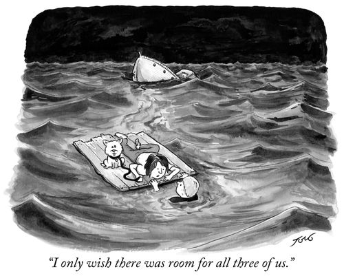 "I only wish there was room for all three of us."