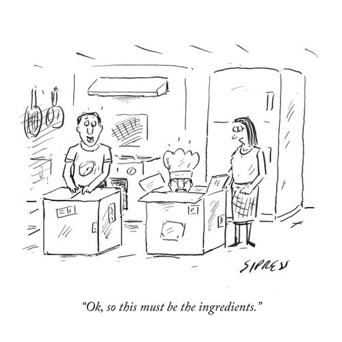 "Ok, so this must be the ingredients."