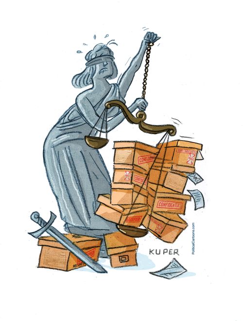 Lady Justice and Confidential Files