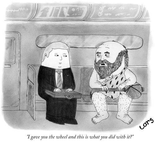 "I gave you the wheel and this is what you did with it?"