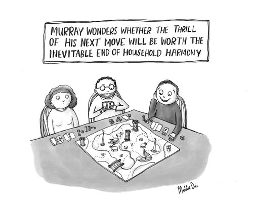 Murray wonders whether the thrill of his next move will be worth the inevitable end of household harmony.
