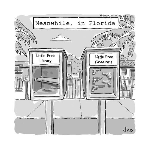 Meanwhile, in Florida: Little Free Library/Little Free Firearms