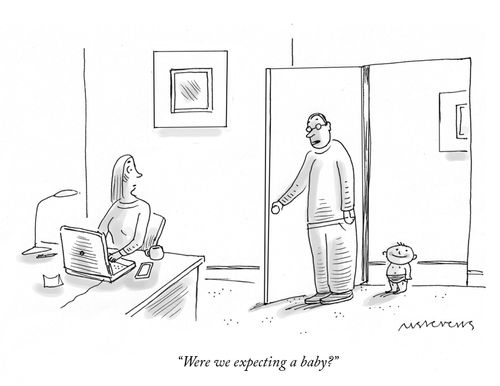 "Were we expecting a baby?"