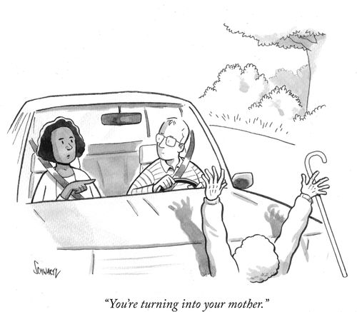 "You're turning into your mother."