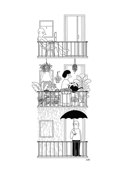 Balcony Rain
