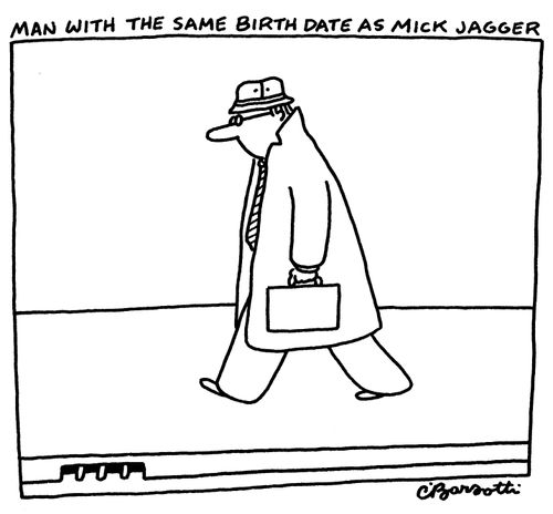 Man with the same birth date as Mick Jagger